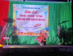 Trường Mầm non Đồng Tiến tham gia các hoạt “Mừng Đảng, Mừng Xuân” Quý Mão năm 2023